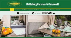 Desktop Screenshot of middelburgcaravans.co.za