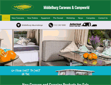 Tablet Screenshot of middelburgcaravans.co.za